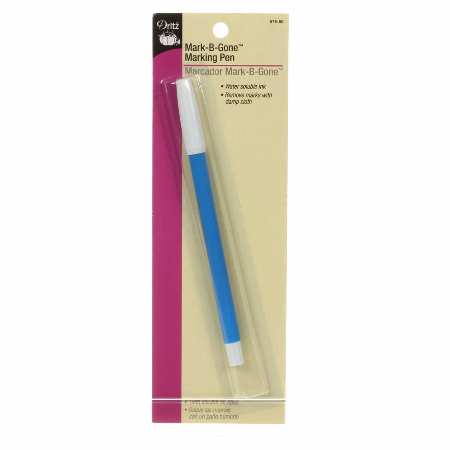 Dritz - Mark-B-Gone Blue Water Soluble Marking Pen