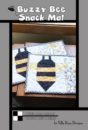 Buzzy Bee Snack Mat Pattern Card By Villa Rosa Design