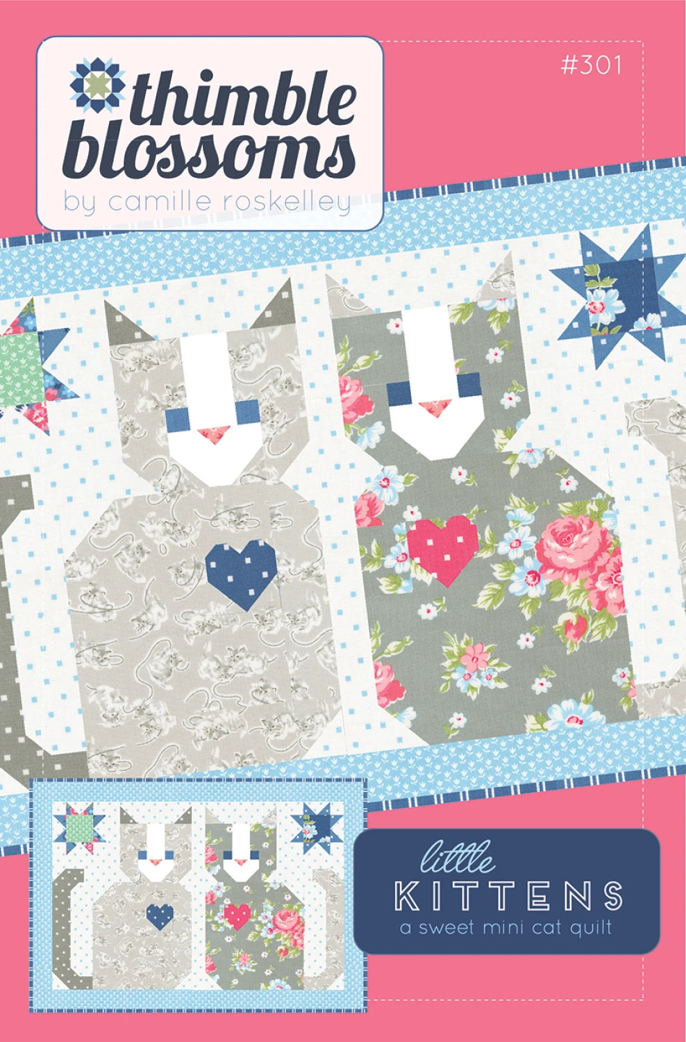 Little Kittens Quilt Pattern By Thimble Blossoms