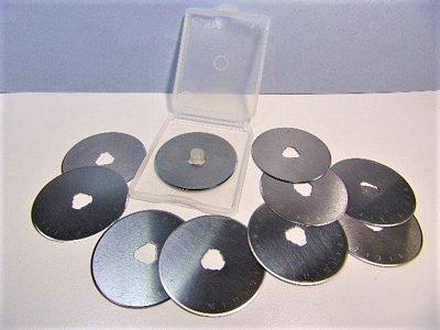 Rotary Cutter Replacement Blades 45mm - Pack of 10