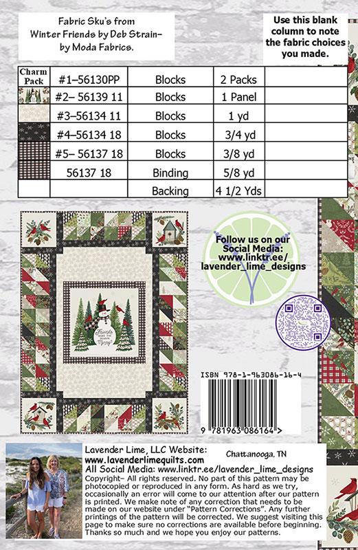 Fast Panel Quilt Pattern By Lavender Lime