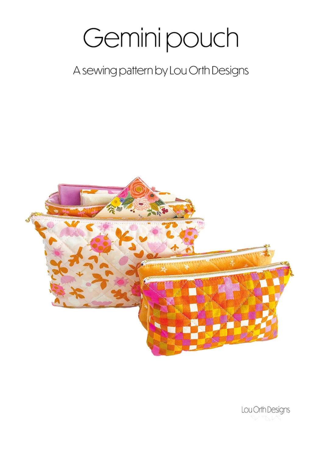 Gemini Pouch Pattern By Lou Orth Designs