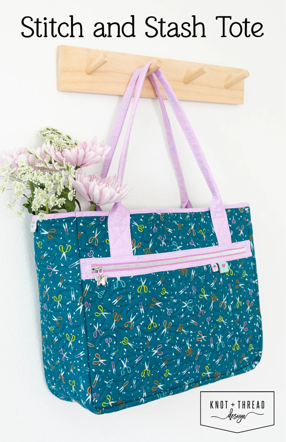Stitch And Stash Tote Bag Pattern By Knot And Thread Design