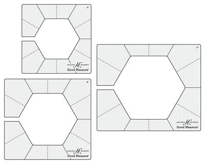 Amanda Murphy - Good Measure - Every Hexagon Set 2 Long Arm Quilting Templates
