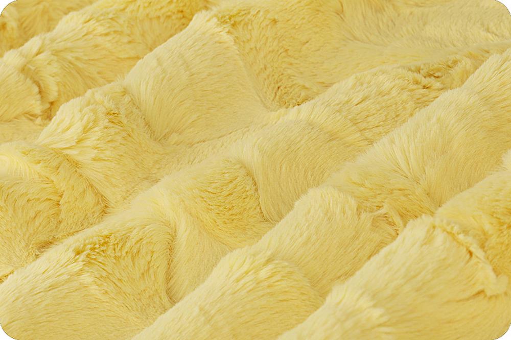 Shannon Fabrics Minky - Luxe Cuddle Hide in Banana - 58"/60" Wide - LCHIDE / BANANA