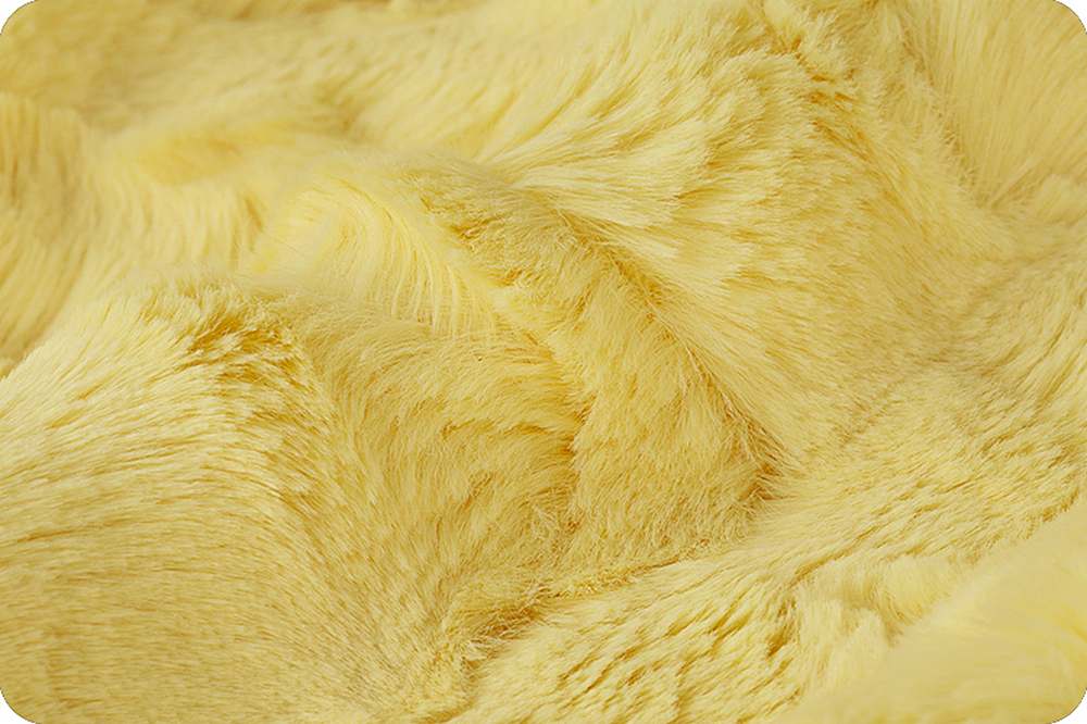 Shannon Fabrics Minky - Luxe Cuddle Hide in Banana - 58"/60" Wide - LCHIDE / BANANA