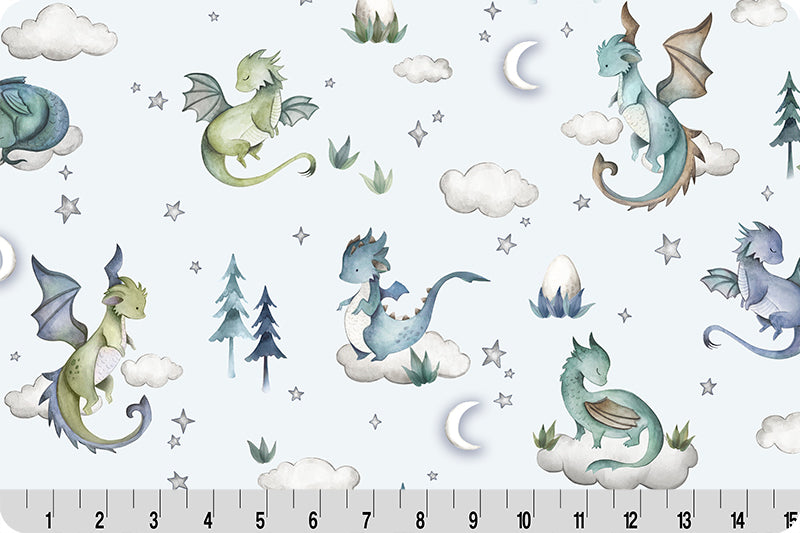 Shannon Fabrics Minky - Dragon Dreams Digital Cuddle - 58"/60" Wide - DCDRAGONDREAMS