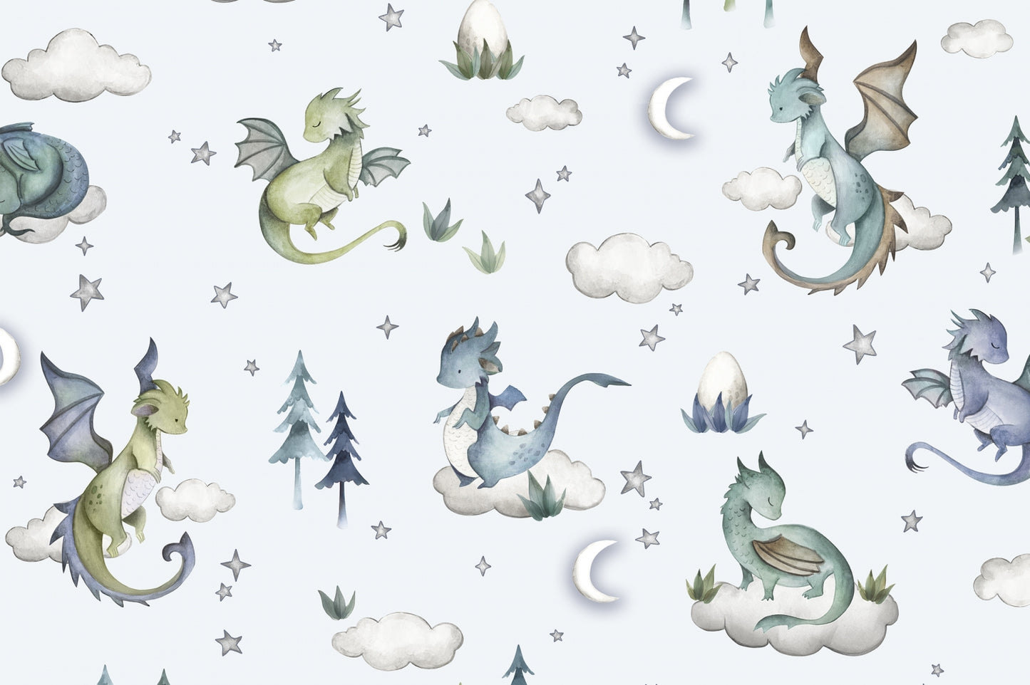 Shannon Fabrics Minky - Dragon Dreams Digital Cuddle - 58"/60" Wide - DCDRAGONDREAMS