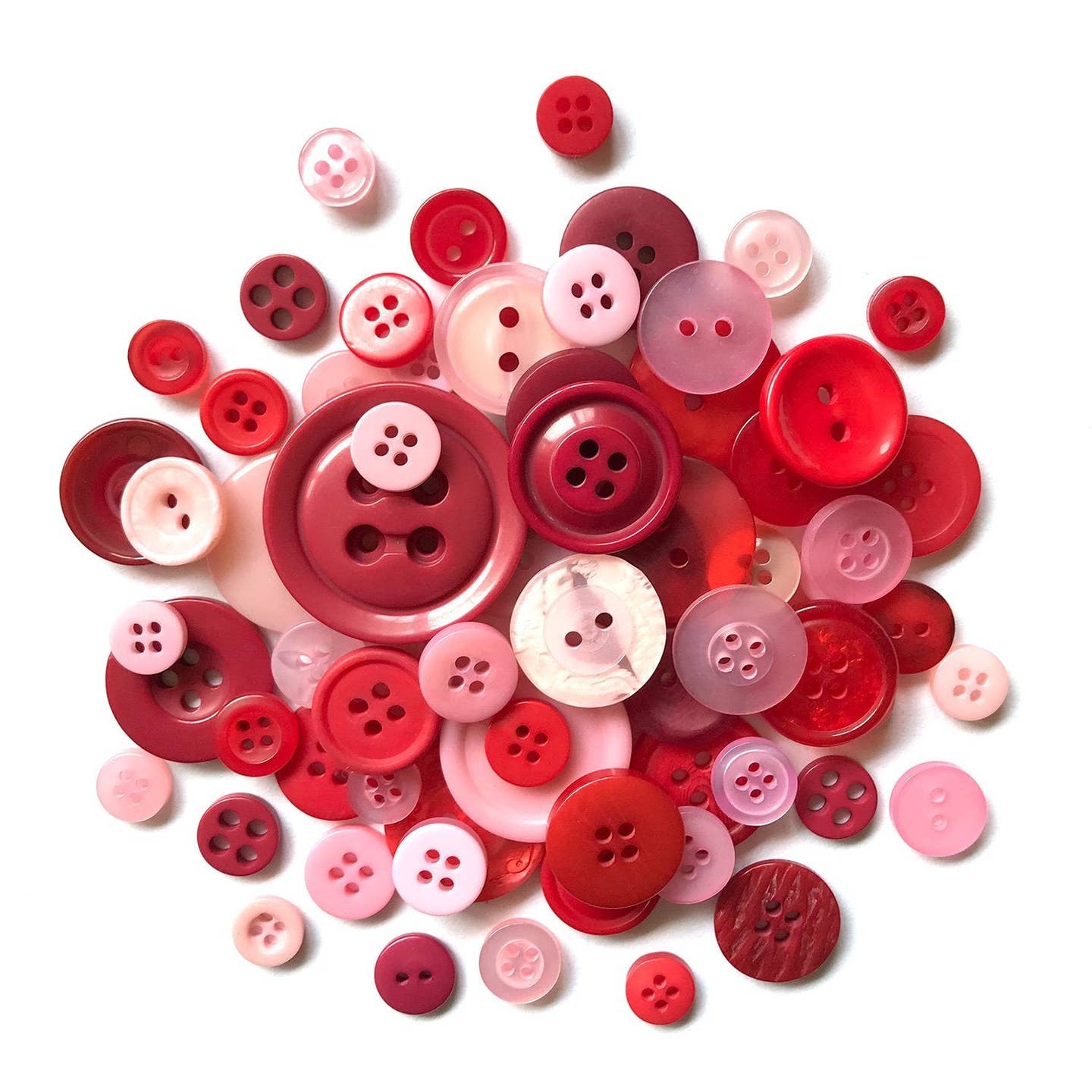 Buttons Galore and More - Valentine Red Buttons