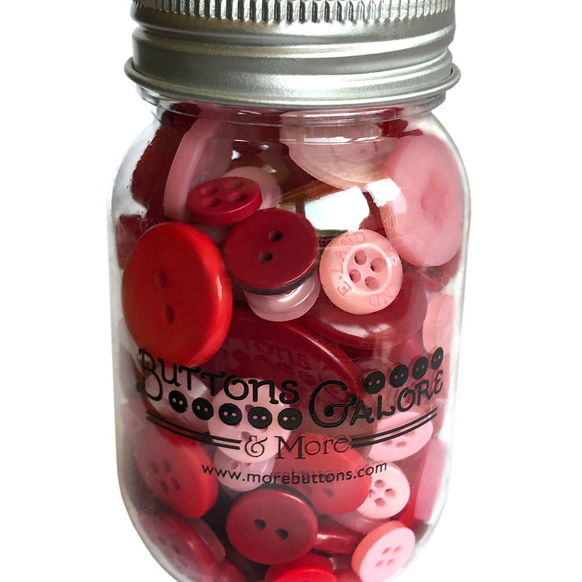 Buttons Galore and More - Valentine Red Buttons