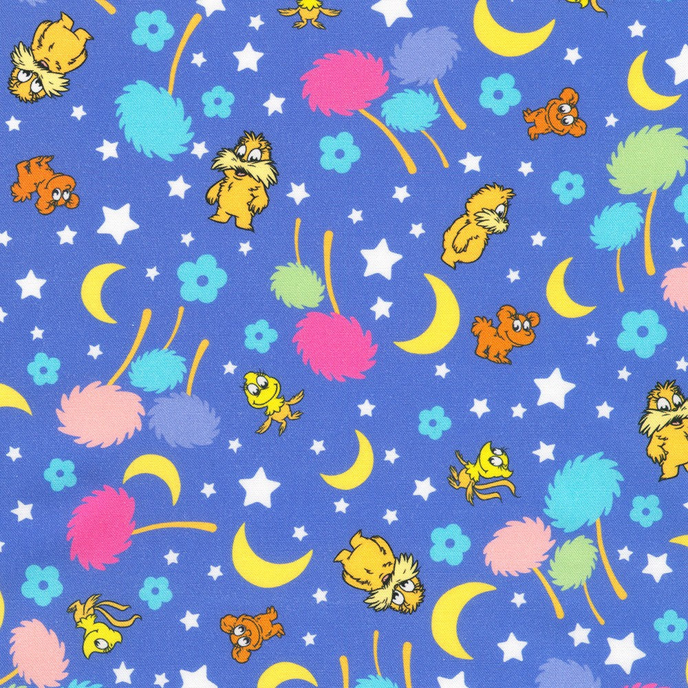 Robert Kaufman - Little Seuss - Dr Seuss Enterprises - The Lorax And Trees - ADED-23529-61 PERIWINKLE