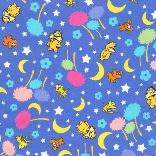 Robert Kaufman - Little Seuss - Dr Seuss Enterprises - The Lorax And Trees - ADED-23529-61 PERIWINKLE
