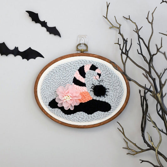 Kimberbell - Punch Needle Kit - Ghouls Night Out Witch Hat