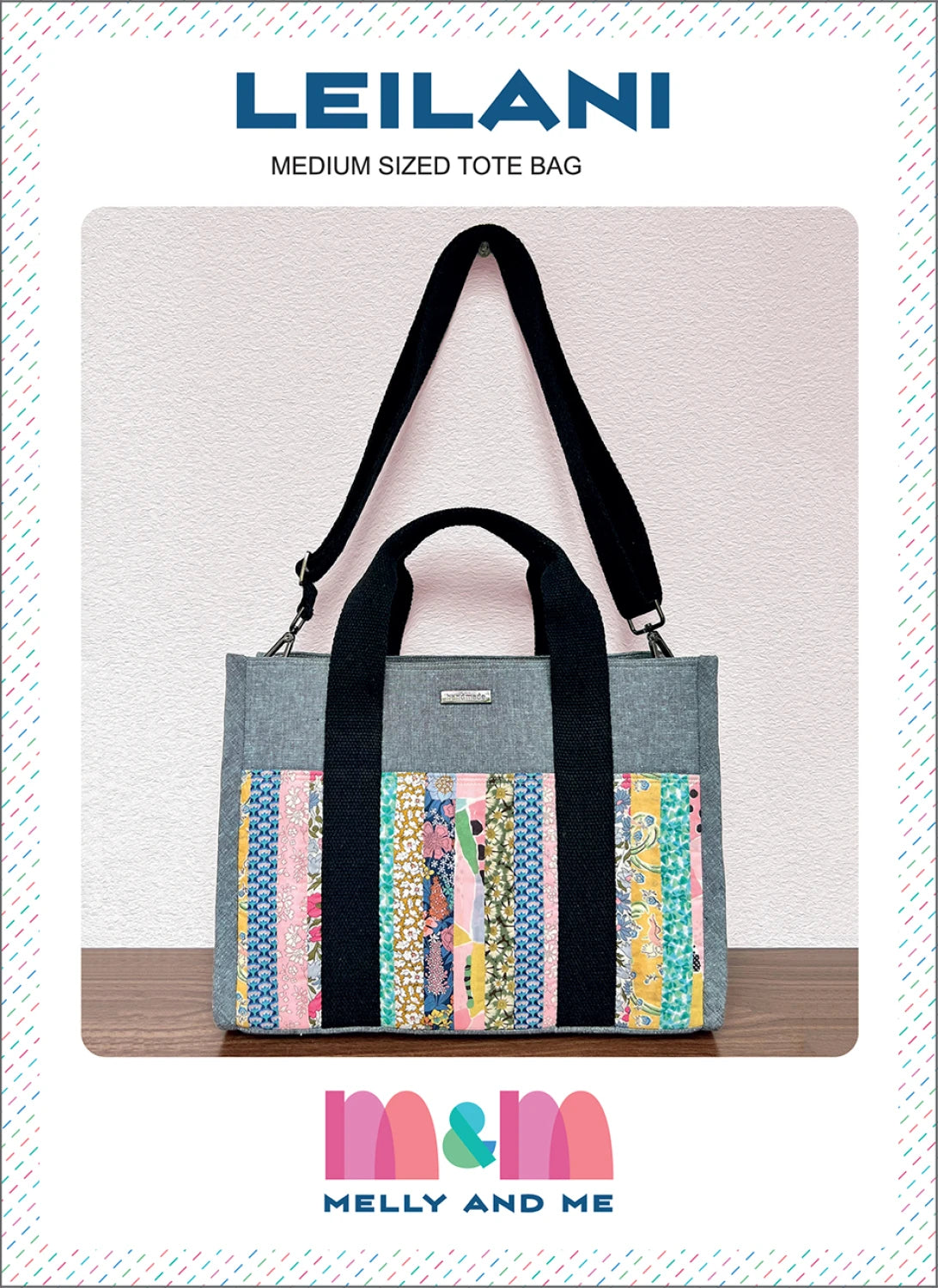 Leilani Medium Sized Tote Bag Pattern By Melly And Me