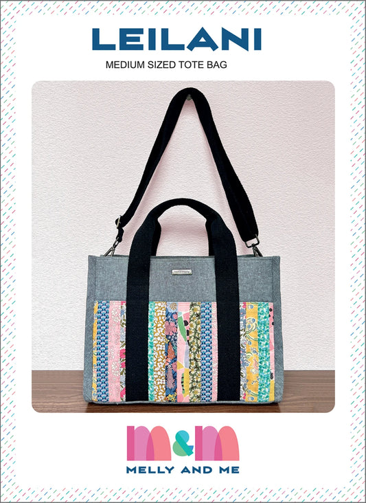 Leilani Medium Sized Tote Bag Pattern By Melly And Me
