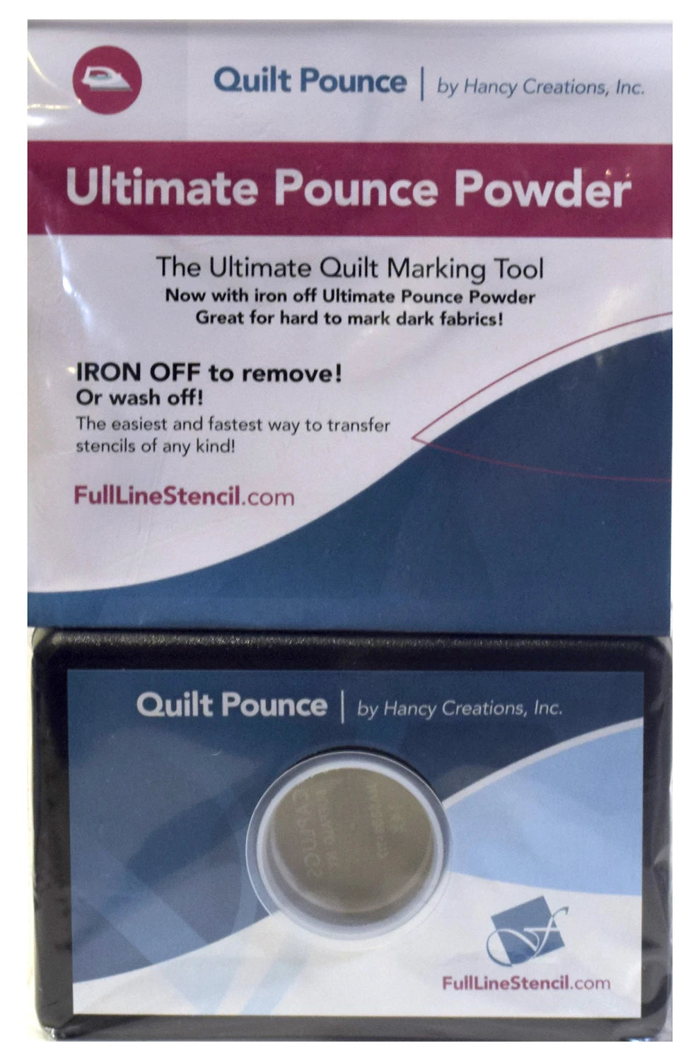 Quilt Pounce - Ultimate Pounce Powder Pad - Iron Off Quilt Marking Tool