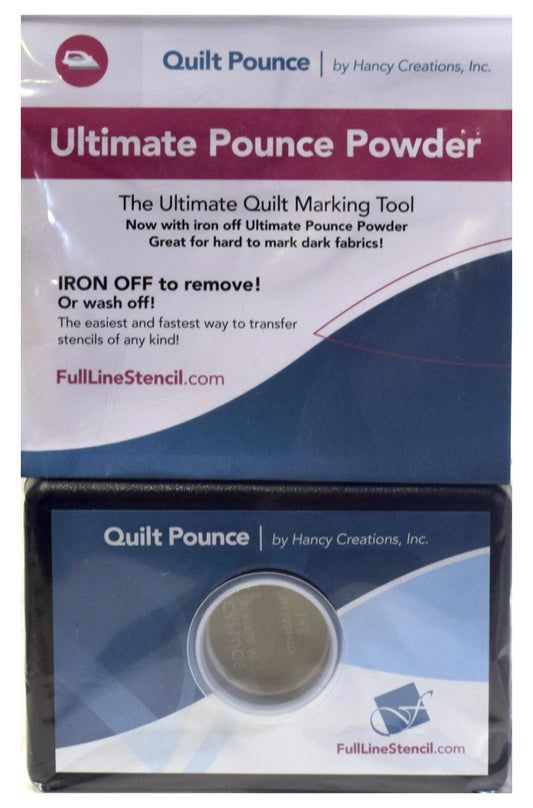 Quilt Pounce - Ultimate Pounce Powder Pad - Iron Off Quilt Marking Tool