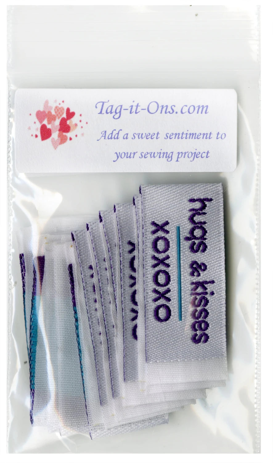 Tag It Ons - Hugs And Kisses XOXOXO Labels