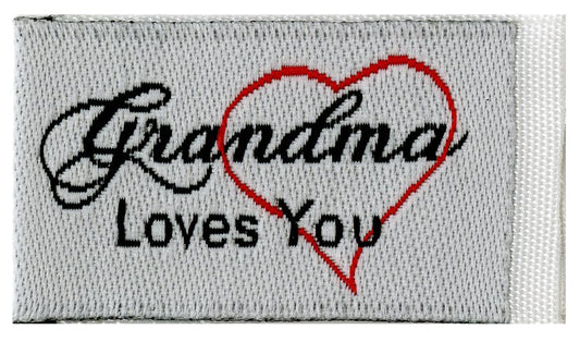 Tag It Ons - Grandma Loves You Labels