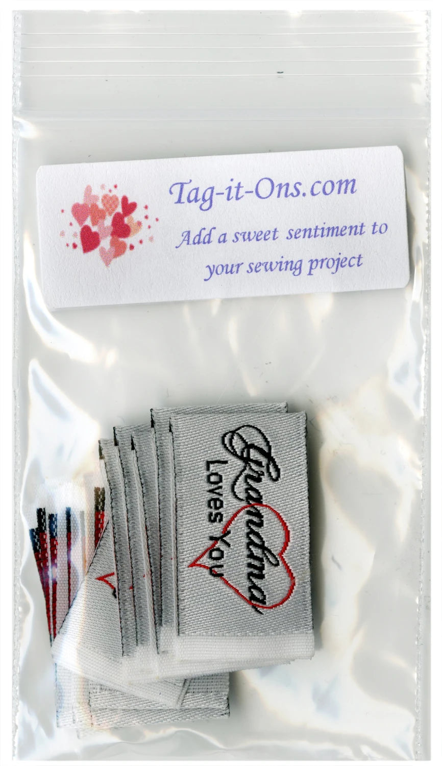 Tag It Ons - Grandma Loves You Labels