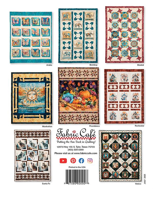 Panel Perfect 3 Yard Quilts Book By Fabric Cafe