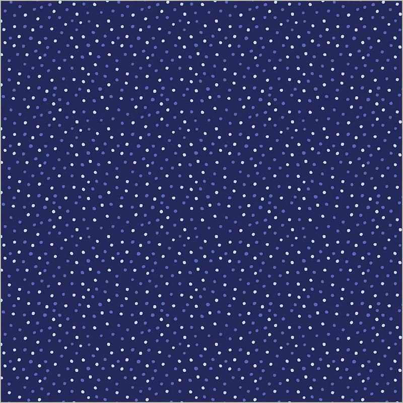 PREORDER - Windham - Natalie Briscoe - Folky Chicken - Dottie Dots - 55245-2 Indigo - Expected Release April 2026