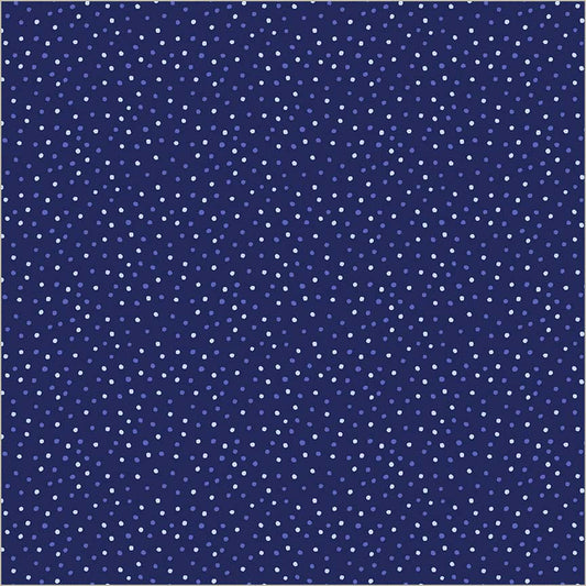 PREORDER - Windham - Natalie Briscoe - Folky Chicken - Dottie Dots - 55245-2 Indigo - Expected Release April 2026