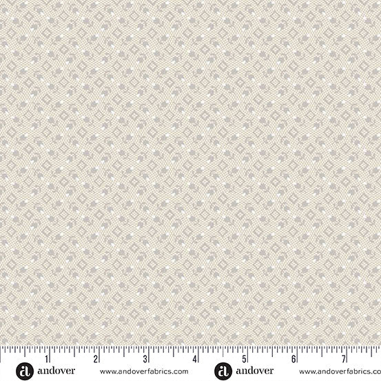PREORDER - Andover - Nightfall - Flower Bud Diamond Gray - A-10207-C - Expected Arrival April 2026