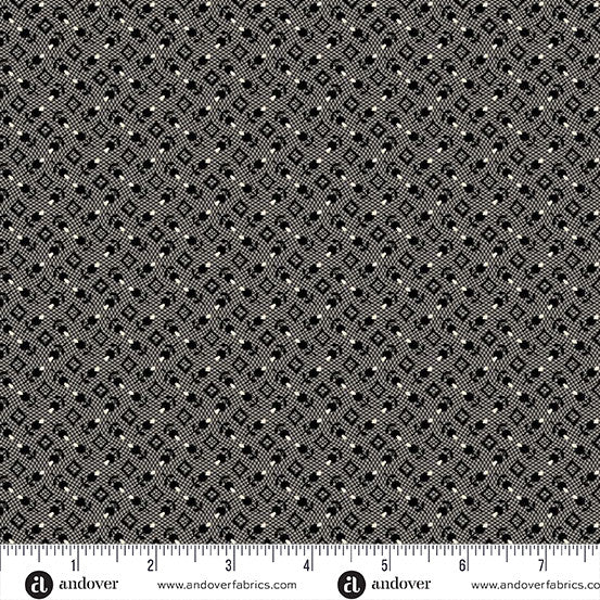 PREORDER - Andover - Nightfall - Flower Bud Diamond Black - A-10207-K - Expected Arrival April 2026