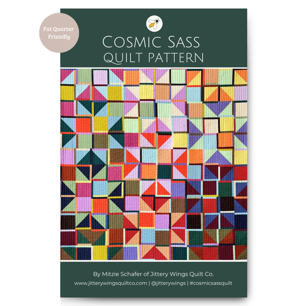 Cosmic Sass Quilt Pattern By Jittery Wings