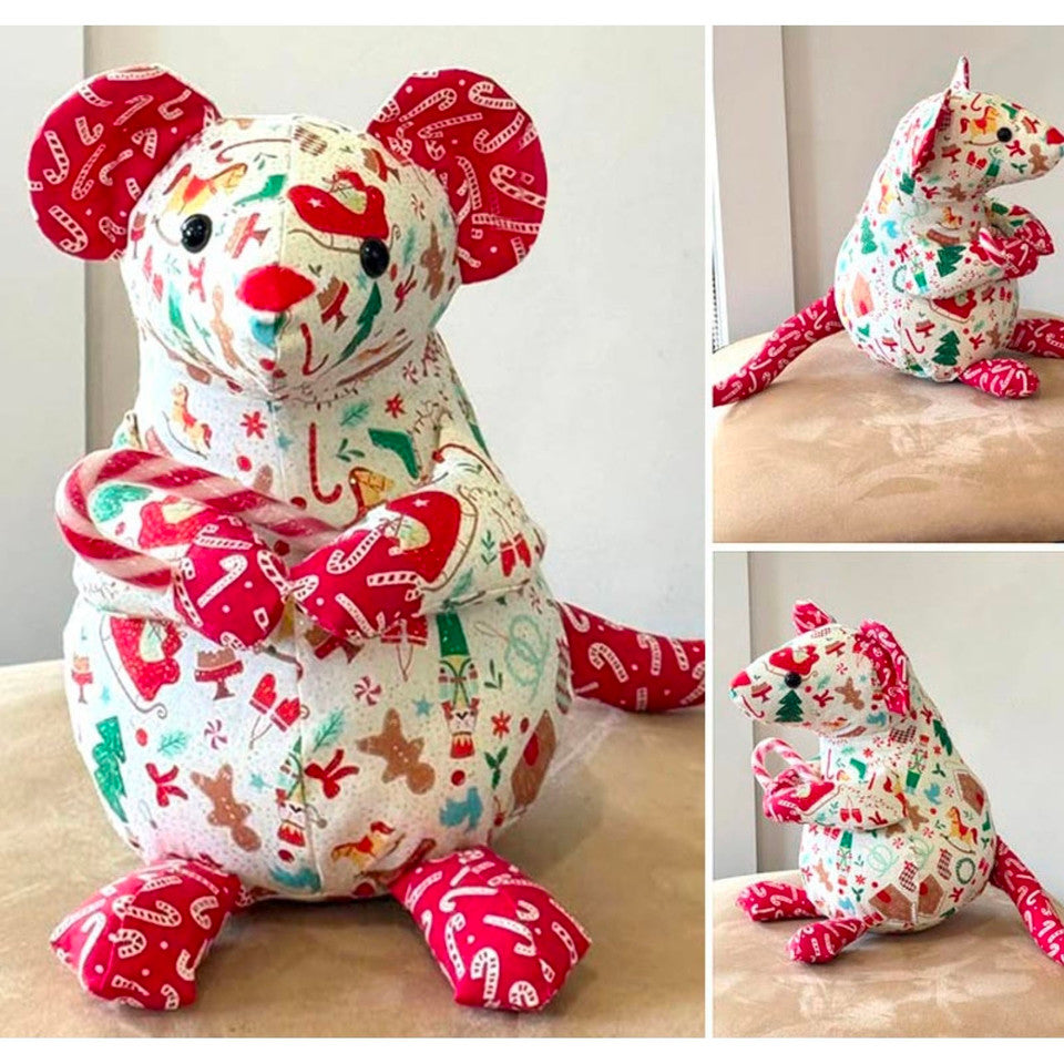 Maximus Mouse Stuffed Animal Pattern By Funky Friends Factory