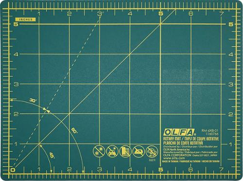 Olfa 6" x 8" Self Healing Rotary Cutting Mat