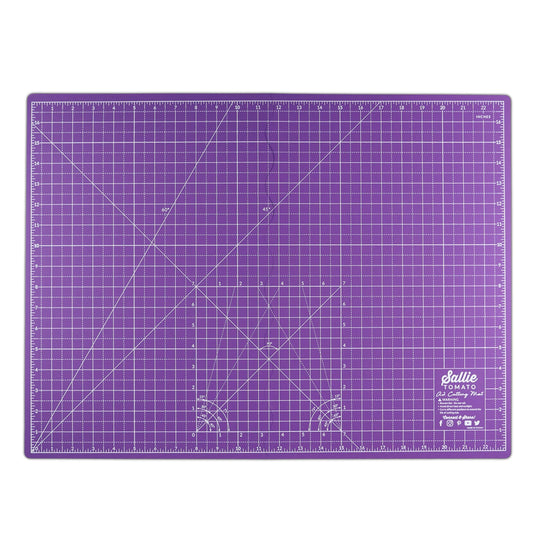 Sallie Tomato Purple A2 Foldable Self Healing Rotary Cutting Mat