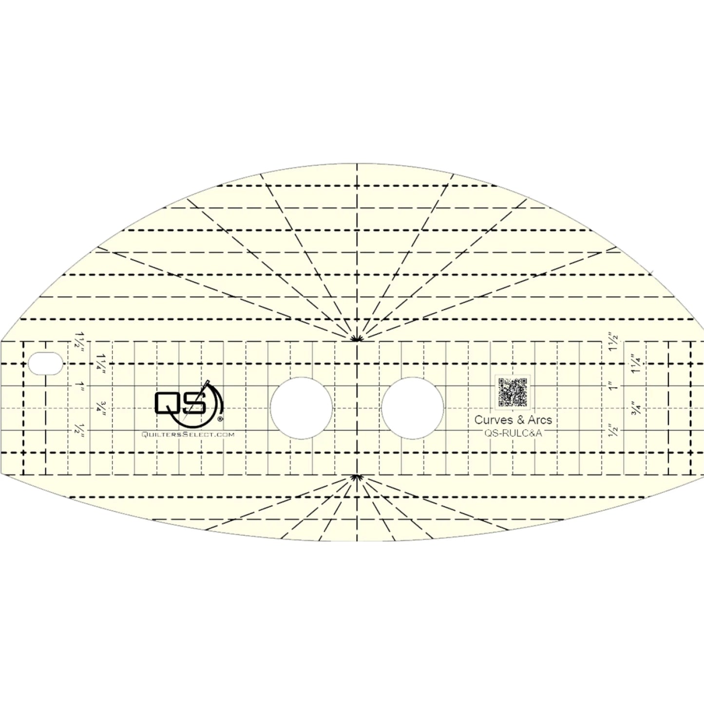 Precision Machine Quilting Ruler Curves And Arcs