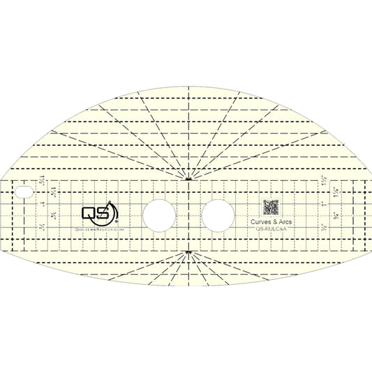 Precision Machine Quilting Ruler Curves And Arcs