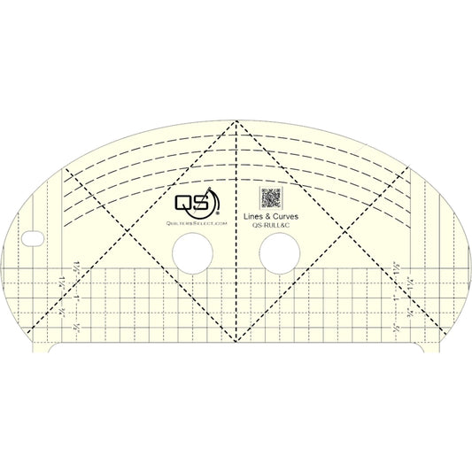 Precision Machine Quilting Ruler Lines And Curves