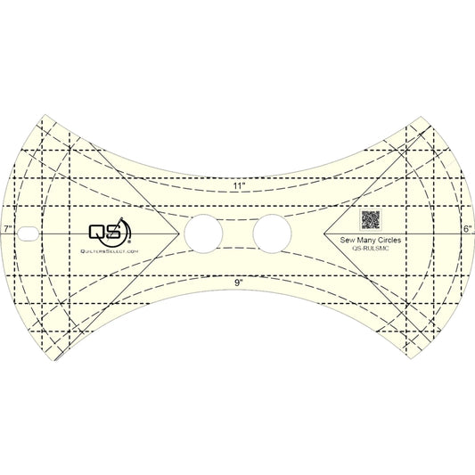 Precision Machine Quilting Ruler Sew Many Circles