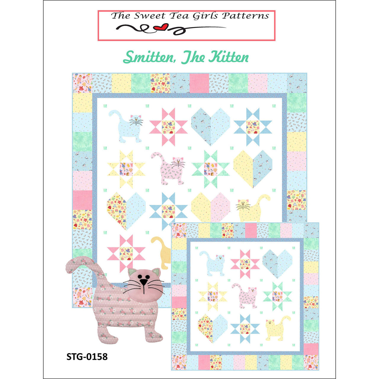 Smitten The Kitten Quilt Pattern By The Sweet Tea Girls