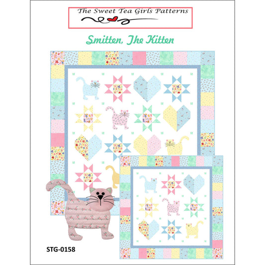 Smitten The Kitten Quilt Pattern By The Sweet Tea Girls