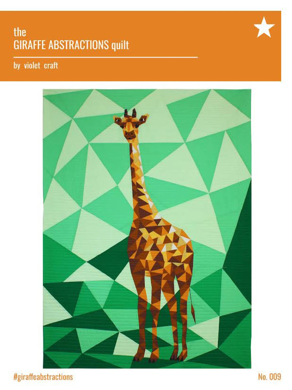 Violet Craft Giraffe Abstractions Quilt Pattern OR Kit OR Both