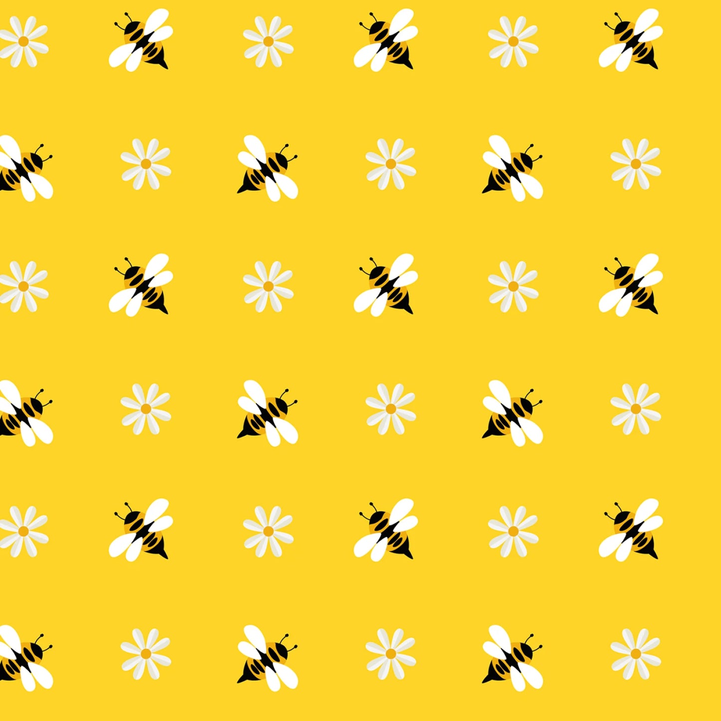David Textiles - Yellow Simple Bees - DT040425