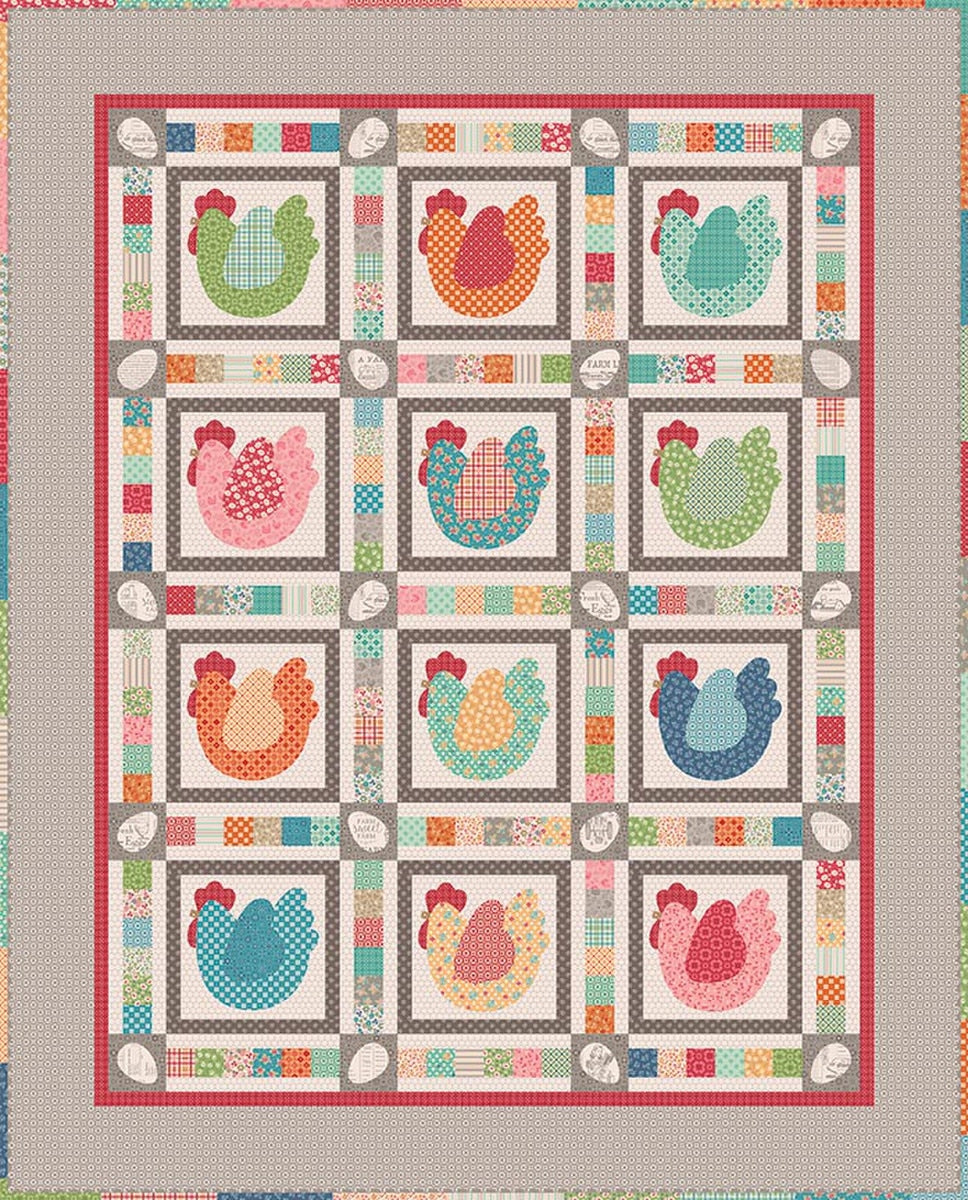 Lori Holt / Bee In My Bonnet - The Hen House Quilt Kit