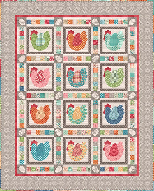 Lori Holt / Bee In My Bonnet - The Hen House Quilt Kit