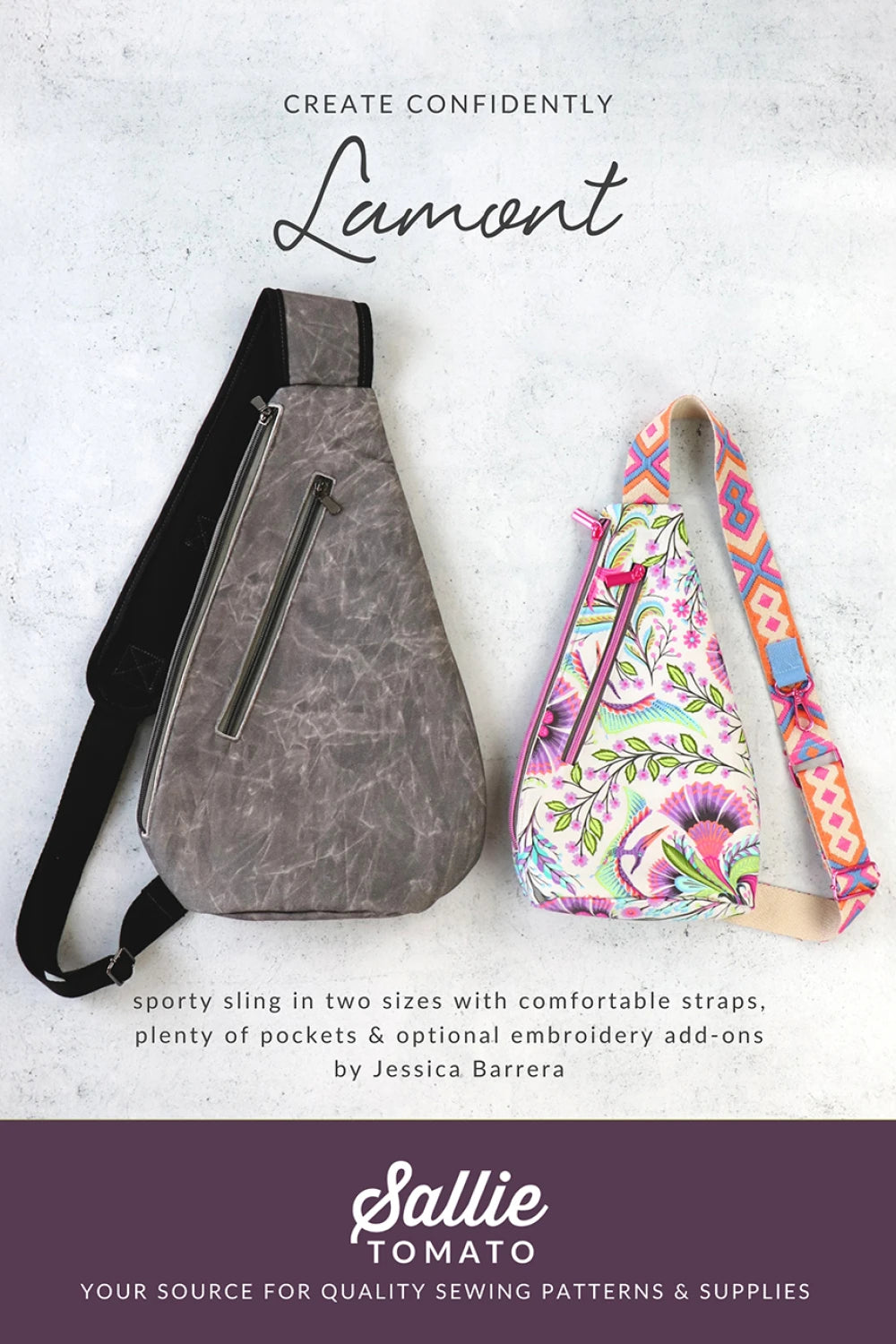 Lamont Sling Bag Pattern By Sallie Tomato