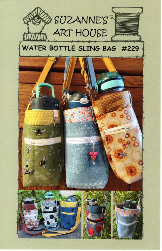 Water Bottle Sling Bag Pattern By Suzanne's Art House