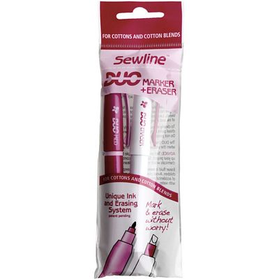 Sewline Sewline Duo Double Ended Tip Marker And Eraser For Cottons And Cotton Blends