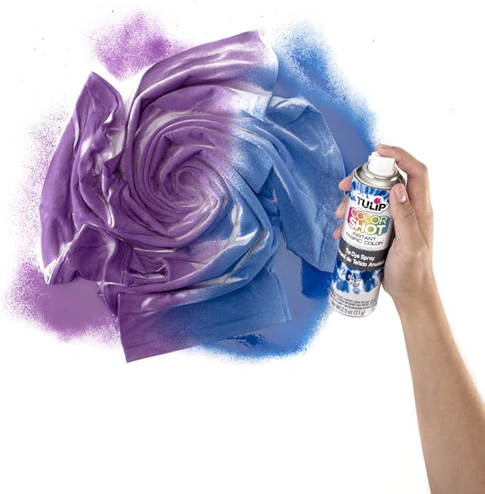 Tulip Color Shot Instant Fabric Color Tie Dye Spray - Rainbow 6 Pack
