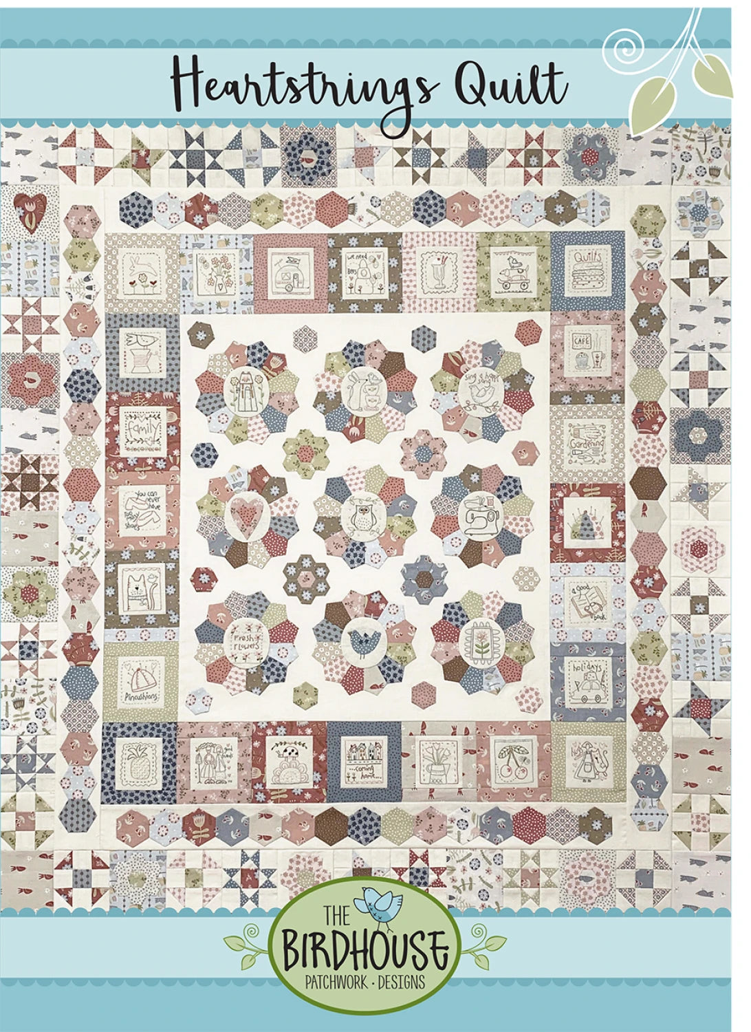 Heartstrings Quilt Pattern By The Birdhouse Patchwork Designs