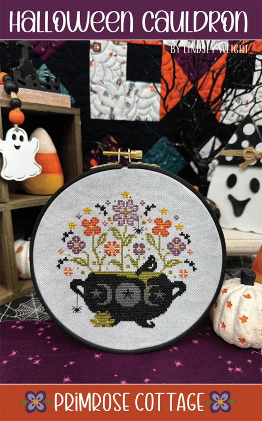 Halloween Cottage Cross Stitch Pattern By Primrose Cottage