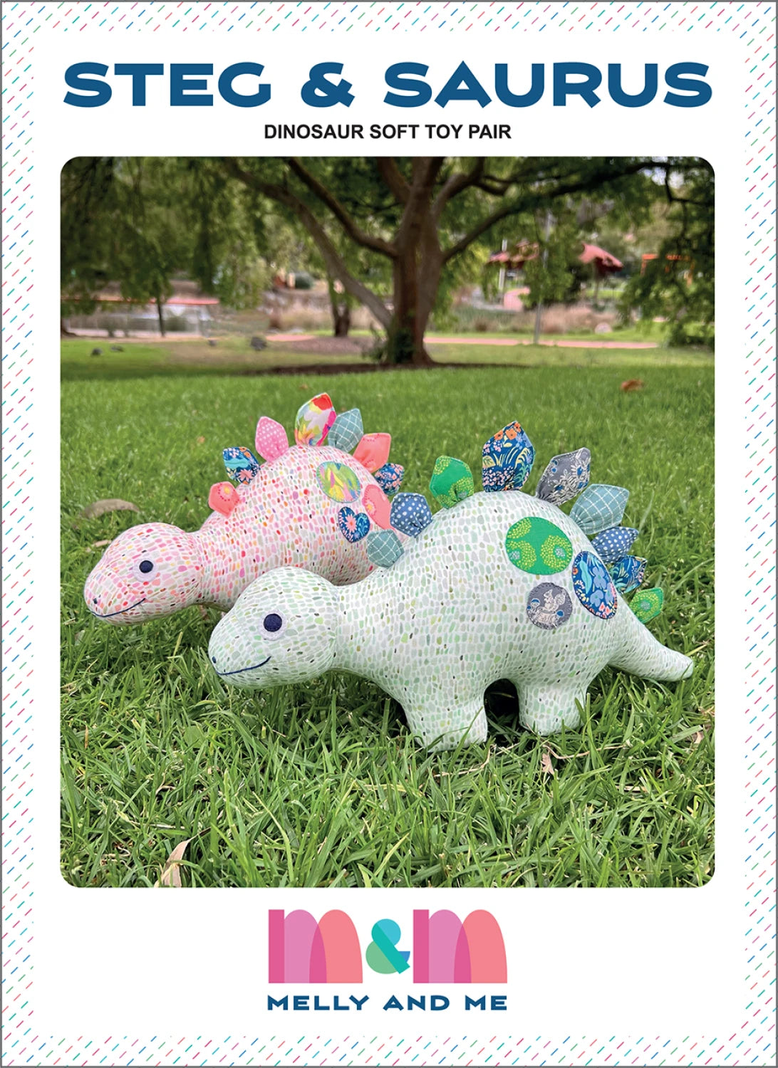 Steg And Saurus Dinosaur Plushies Pattern By Melly And Me